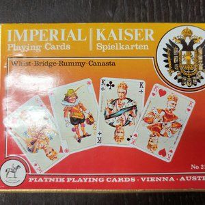 Imperial Kaiser Two Deck Piatnik Playing Cards